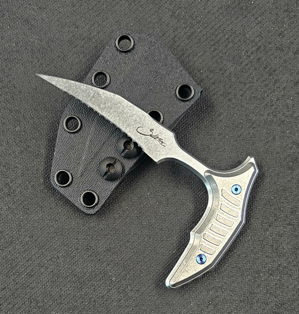 Microtech Marfione Select Bee FS SW/Blue 218-12MS3