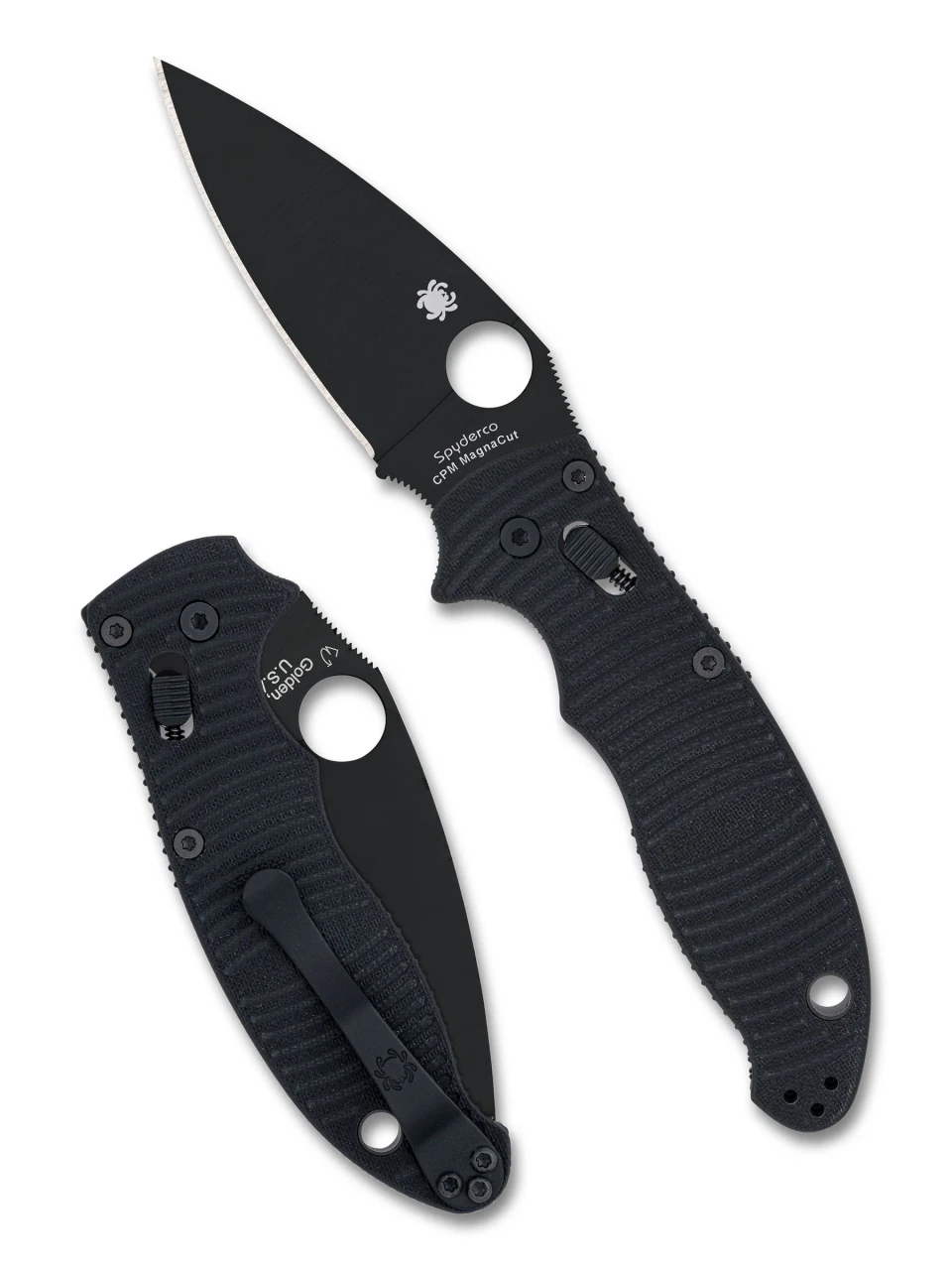 Spydedrco Manix 2 Salt Blk G10/Magnacut C101GMCBKP2