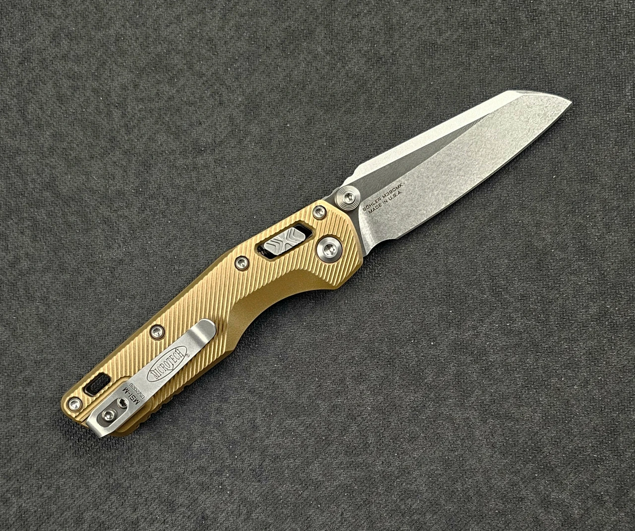 Microtech MSI Mini Ram-Lok SW Fluted Tan 210M-10FLTA