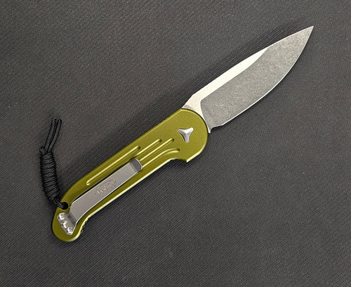 Microtech LUDT Stonewash OD Green 135-10OD