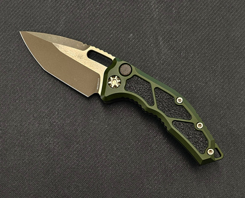 Heretic Medusa Auto Tanto Bronze Green H011-7A-GRN - Blademan's