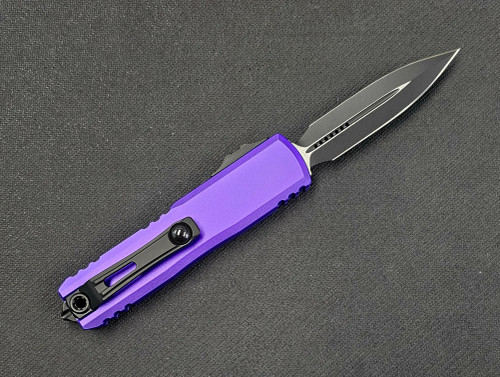 Microtech UTX-85 Gen IV D/E Blk Purple 12324-1PU