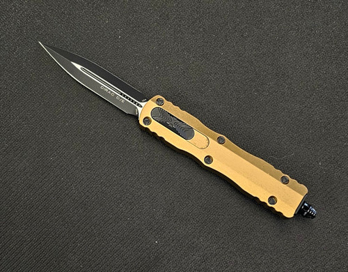 Microtech Dirac D/E Blk Std Tan  225-1TA