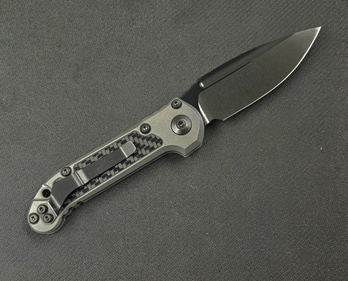 Microtech LUDT Gen III S/E DLC Natural Clear Carbon Fiber 1135-1DLCTNCCFIS