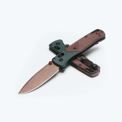 Benchmade Bugout Taiga Green/Natural Micarta 535FE-2602
