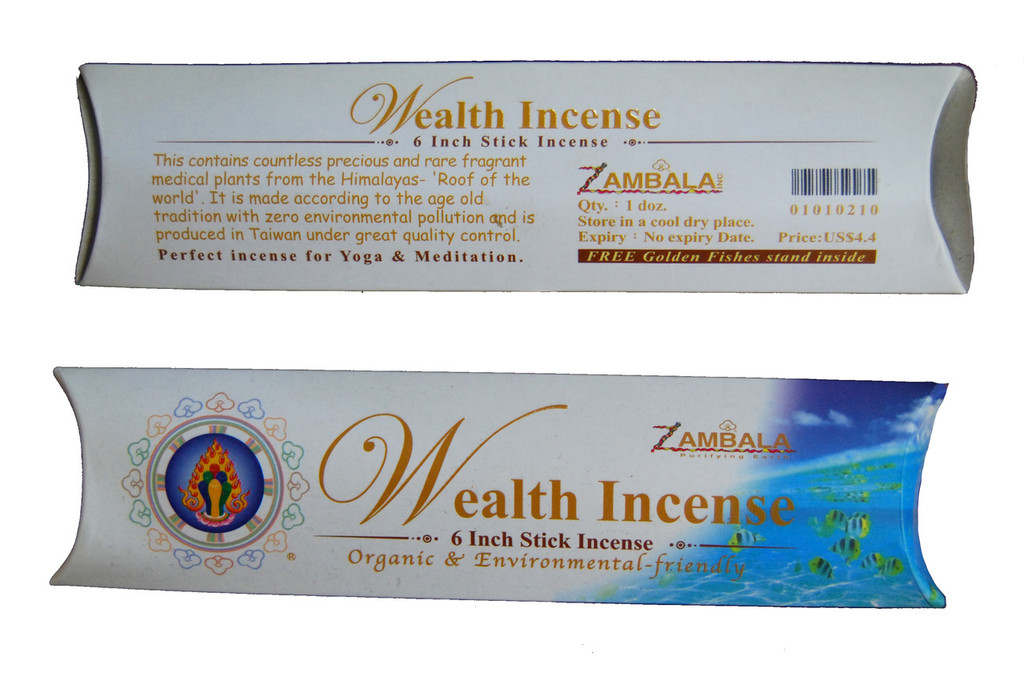 Wealth Incense 6" Stick 