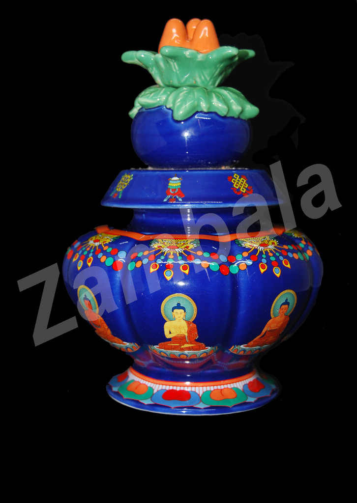 Medicine Buddha Blessed Treasure Vase 