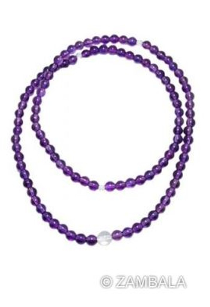 Amethyst Mala 108 6mm Beads