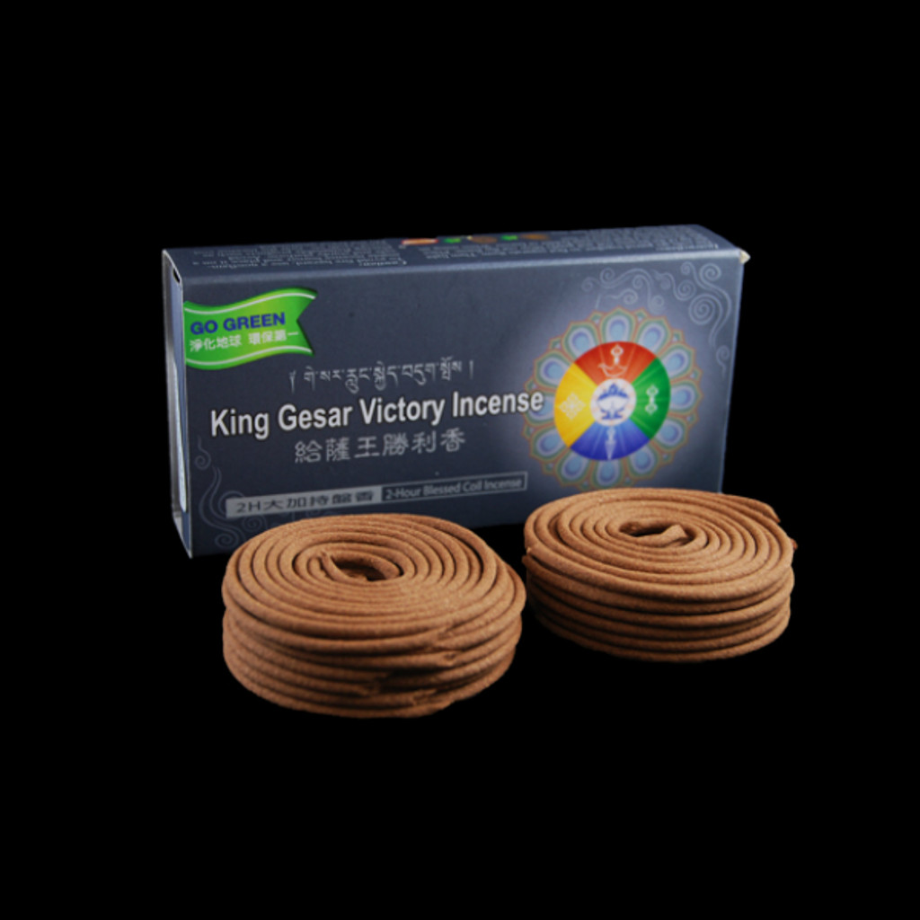 2 Hours Gesar Coil Incense - 48 Coils