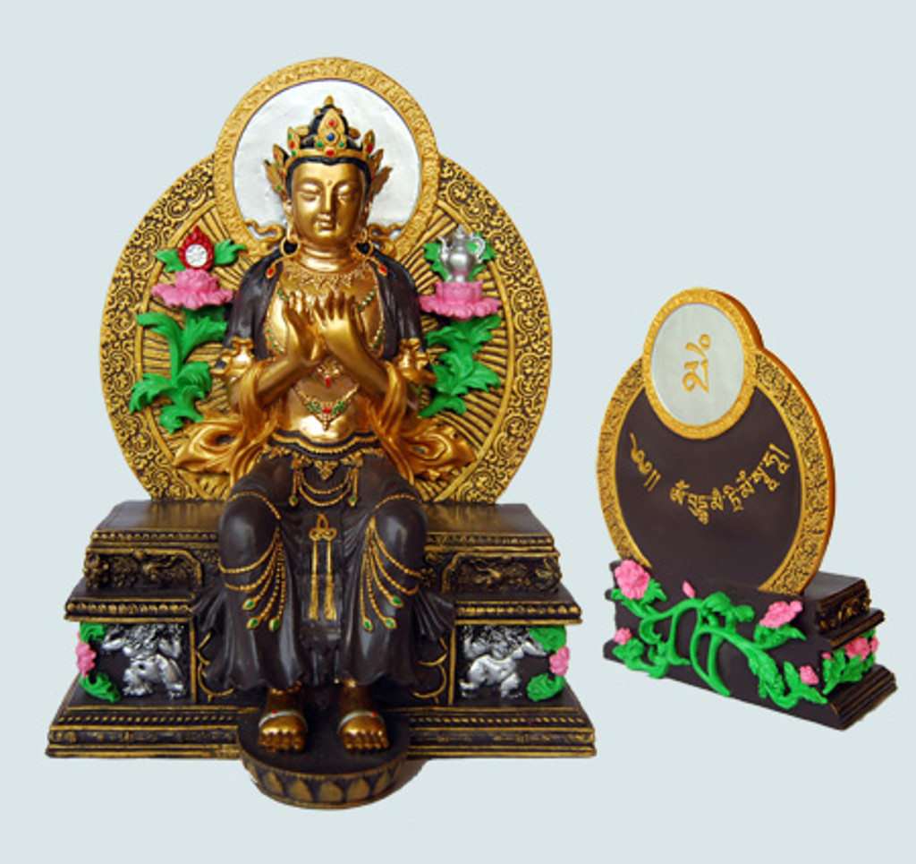 Maitreya Buddha 9" Statue 