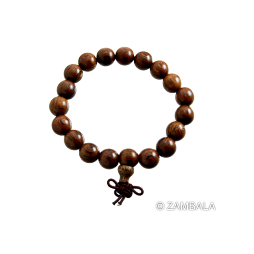 Saga Tree Wood Wrist Mala - 10mm