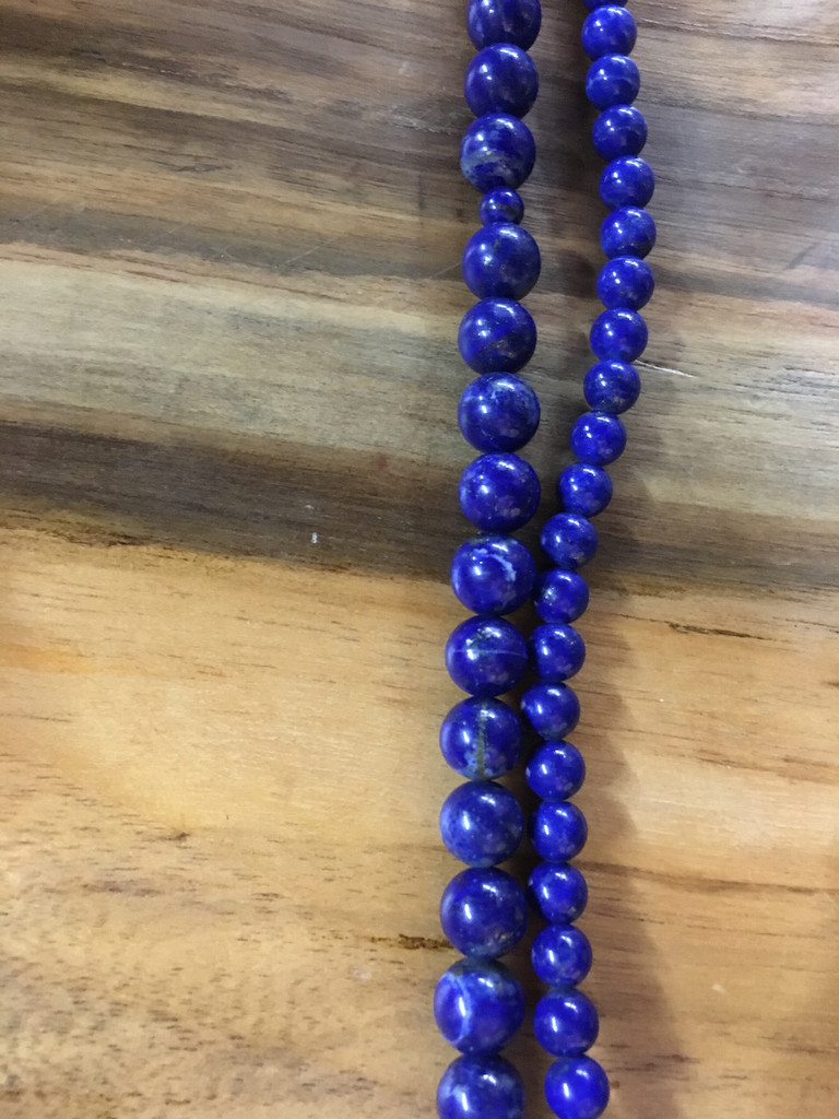 Lapis Lazuli Mala 6 mm Grade A	