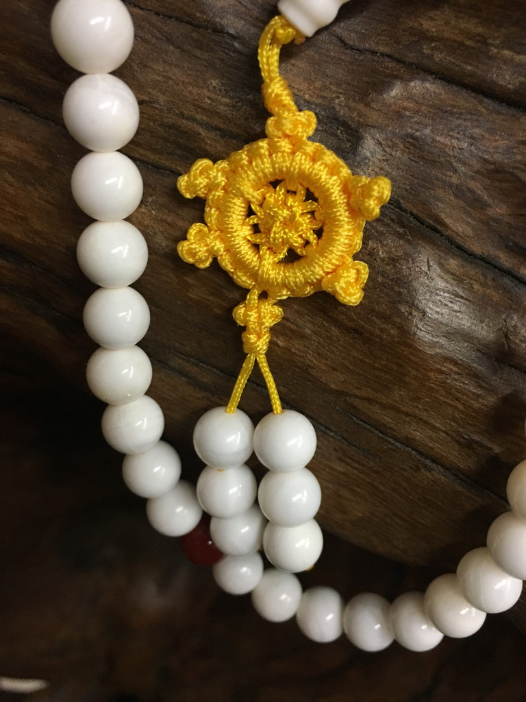 Conch-shell Mala 8 mm 