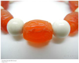 Carnelian Bracelet 8 Auspicious Carved