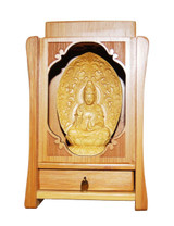 Hand Carved Kwan Yin Statue for Altar 