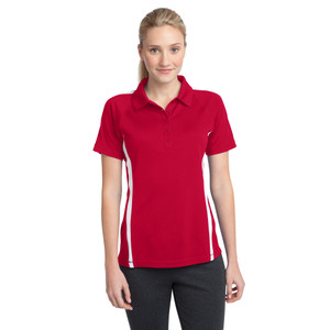 Ladies Sport-Tek PosiCharge Micro-Mesh Coloblock Polo