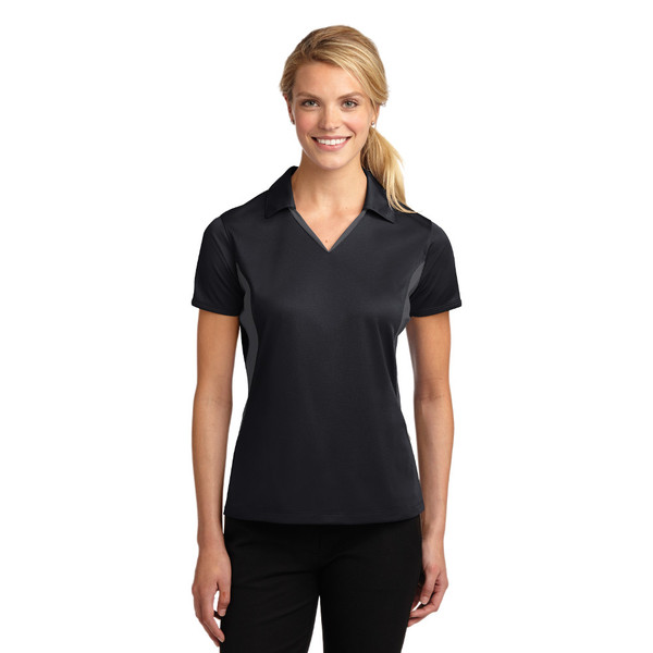 Ladies Sport-Tek Side Blocked Micropique Sport-Wick Polo