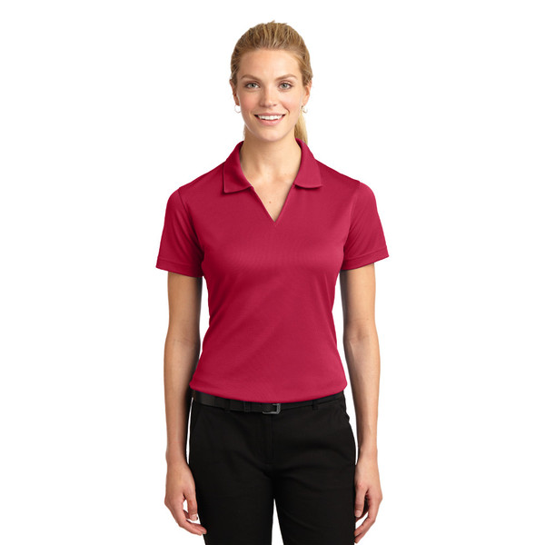 Ladies Sport-Tek Dri-Mesh V-Neck Polo