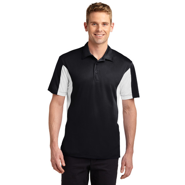Men's Sport-Tek Side Blocked Micropique Sport-Wick Polo