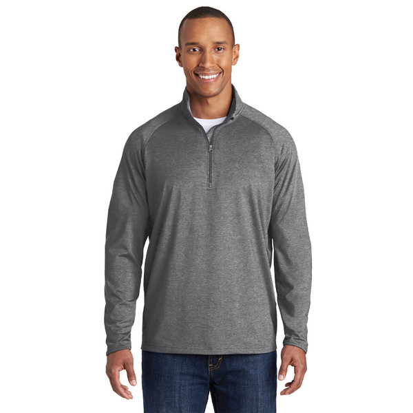 Men's Sport-Tek Sport-Wick Stretch 1/2-Zip Pullover
