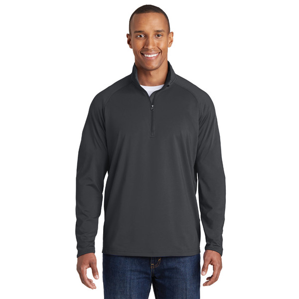 Men's Sport-Tek Sport-Wick Stretch 1/2-Zip Pullover