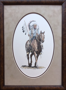 The Chief" Full Colour Print by Bernie Brown The Chief" Full Colour Print by Bernie Brown