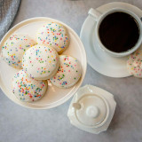 Rosette Cookies – Soft Italian Cookies with Fondant Icing & Rainbow Sprinkles (10-Pack)

Taste the cookie that made Villa Italia Bakery famous. Our Rosette Cookies are soft, citrus-kissed Italian cookies topped with a smooth, sweet fondant icing and colorful rainbow sprinkles. Baked fresh and packed with care, this 10-pack features our best-selling cookie—beloved in New York’s Capital Region for nearly 60 years.

Perfect for parties, holidays, birthdays, corporate gifts, or everyday snacking, these iconic Italian bakery cookies stay soft and flavorful for days and ship beautifully nationwide.