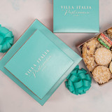 Gourmet Italian cookie assortment gift box – Villa Italia Bakery’s fresh-baked selection of rainbow cookies, sprinkle cookies, almond cookies, and classic Italian pastries in elegant packaging, ideal for gifts, holidays, and nationwide delivery.