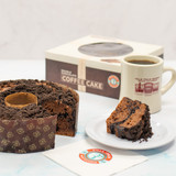 Shop Villa Italia’s Chocolate Coffee Cake—rich, moist chocolate cake topped with dark chocolate crumb and baked fresh in small batches since 1965. Nationwide shipping available.