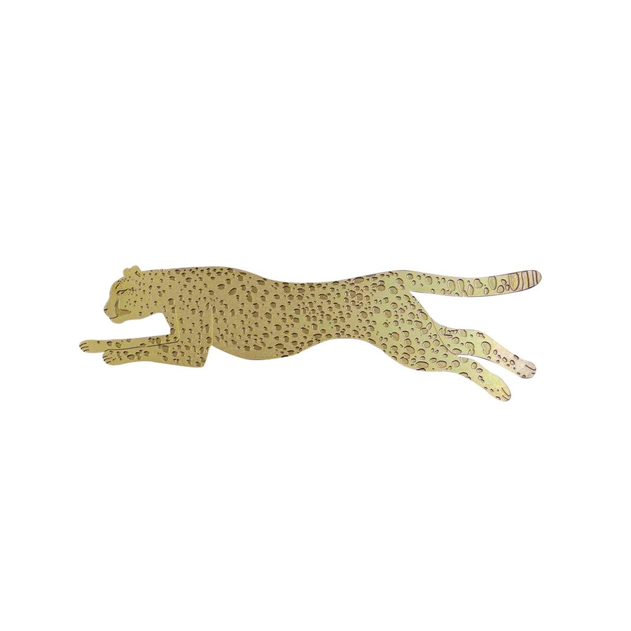 Cheetah Brass Bookmark