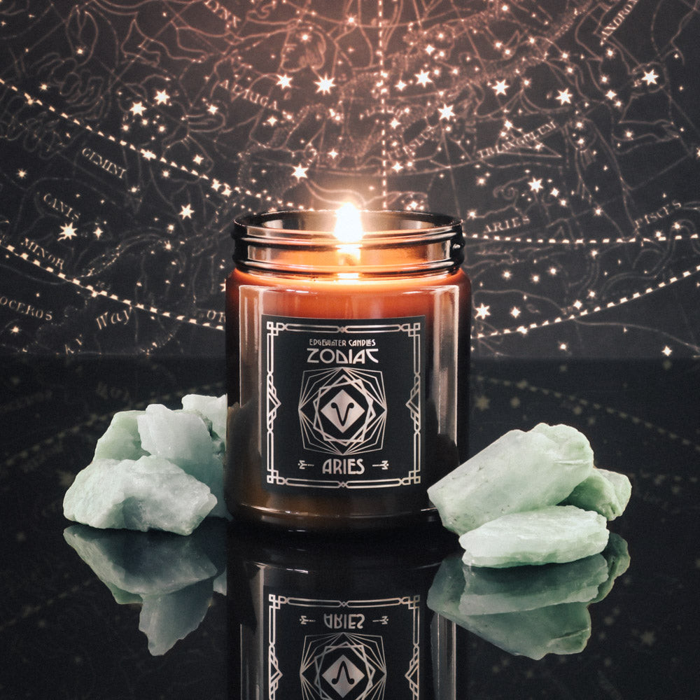 Aries Zodiac Candle - Midwest Nice