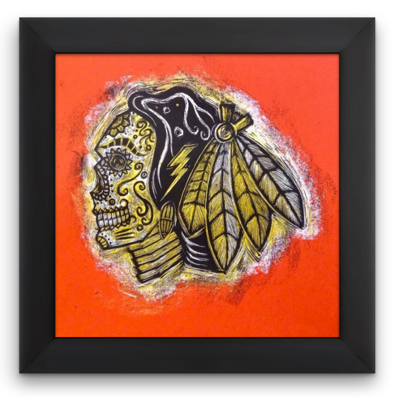 Blackhawks Skull 