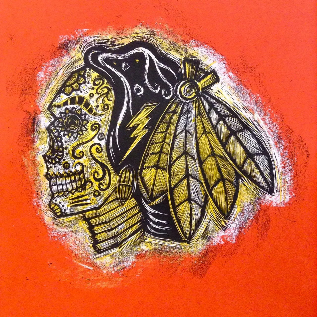 Blackhawks Skull 