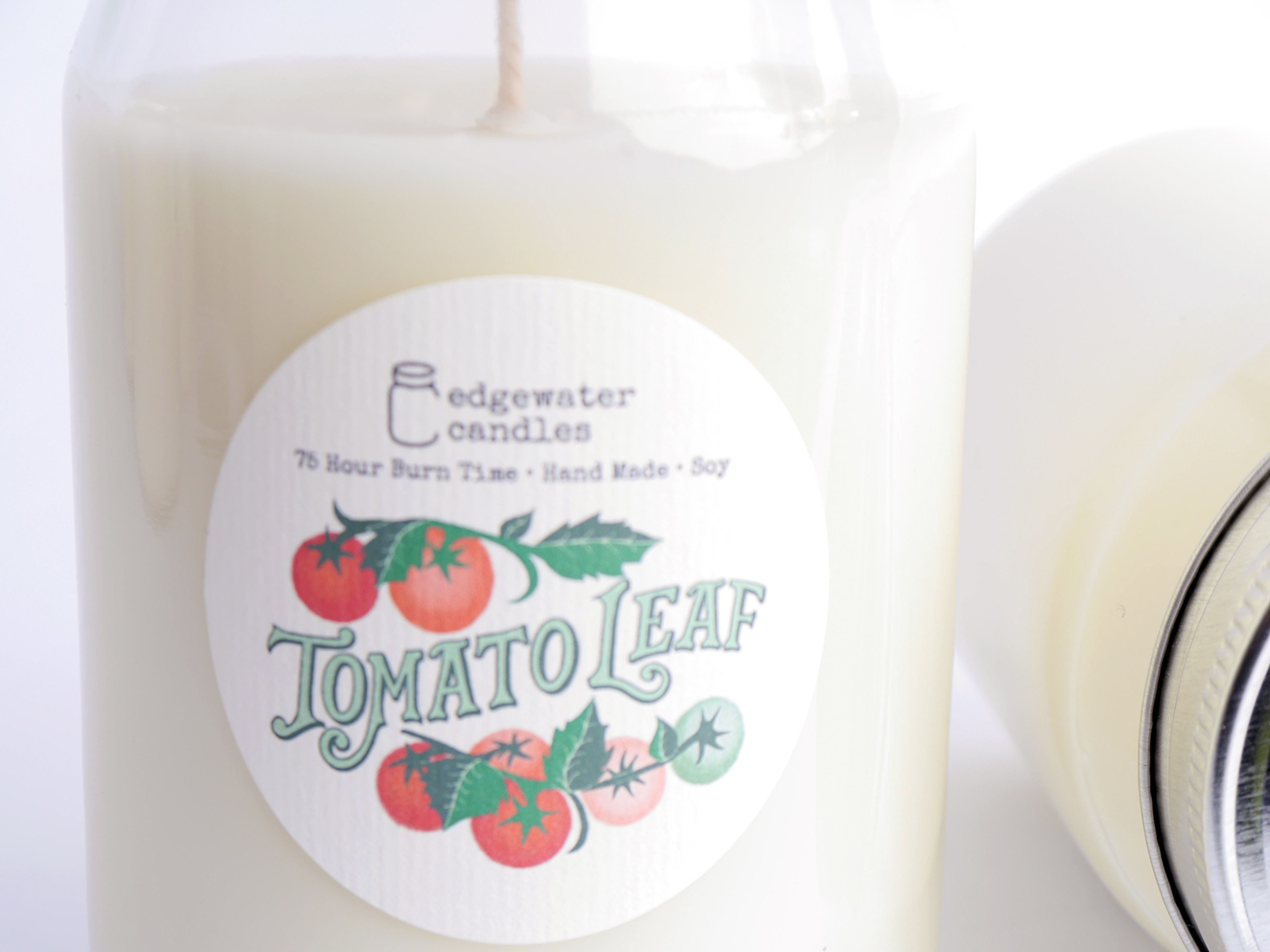 These 12oz soy candles are hand poured in small batches, and burn for approximately 75 hours.