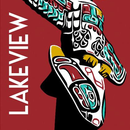 Originally erected in 1929, the 40-foot Kwanusila totem pole overlooks Lakeview at Addison and Lake Shore Drive.