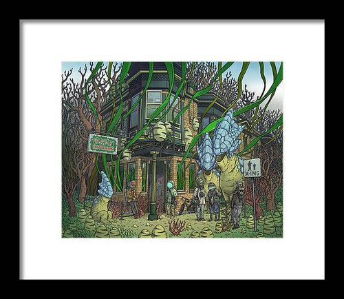 Beat Kitchen Framed Art Print