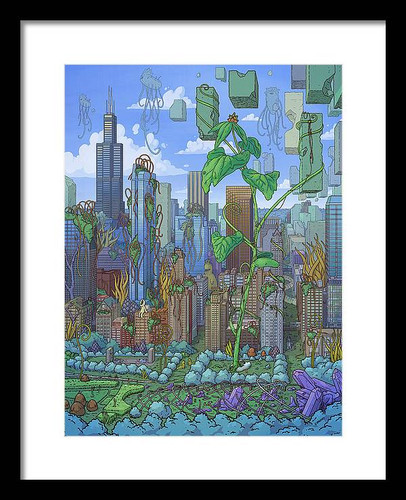 Cloud Gate 12x16 Framed Art Print Cloud Gate 12x16 Framed Art Print