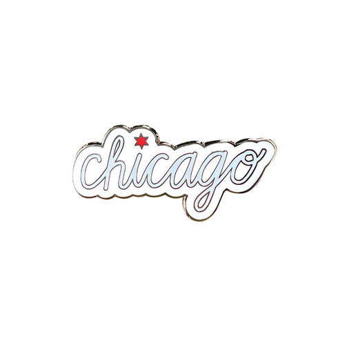 Chicago Script Pin