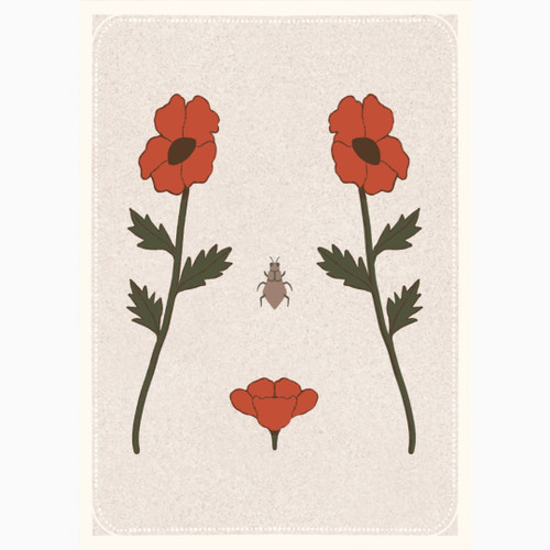 Torso Mini Poppies 5x7 Print Torso Mini Poppies 5x7 Print