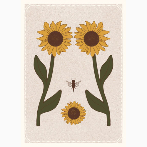 Torso Mini Sunflower 5x7 Print Torso Mini Sunflower 5x7 Print