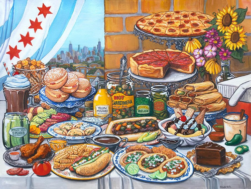 Chicago Style Banquet Print