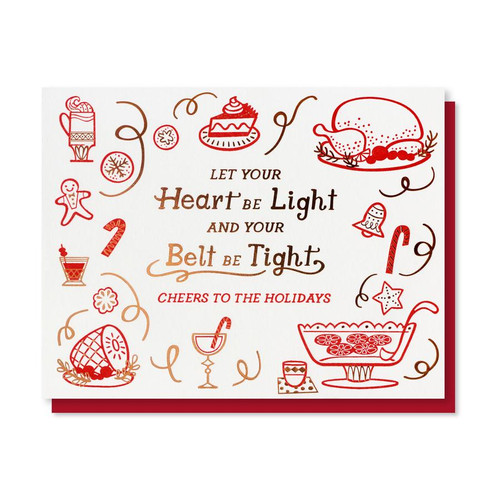 Heart Light Belt Tight Card