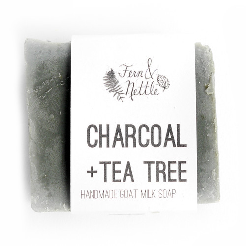 Charcoal + Tea Tree Goat Milk Soap