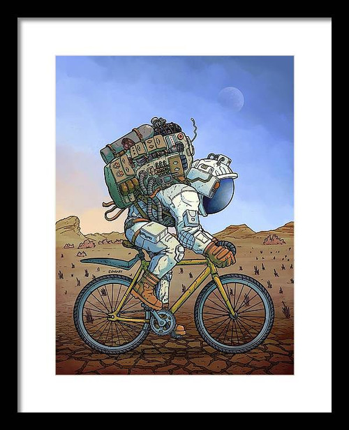 Fixie Framed 12x16 Art Print