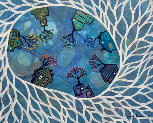 Visiting Artist Series - Branching Out XII 11x14 Framed Art Print Visiting Artist Series - Branching Out XII 11x14 Framed Art Print