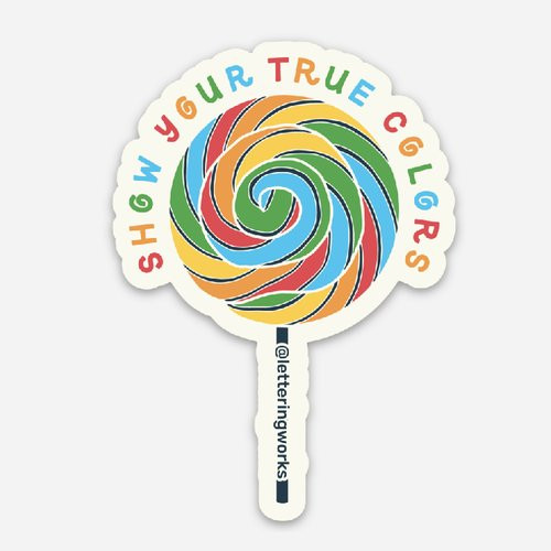 True Colors Sticker