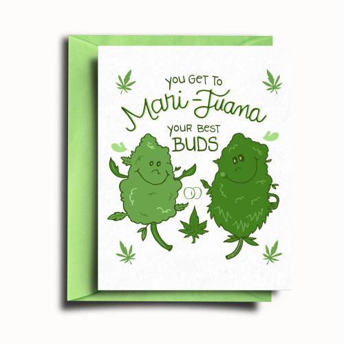 Mari-Juana Buds Card