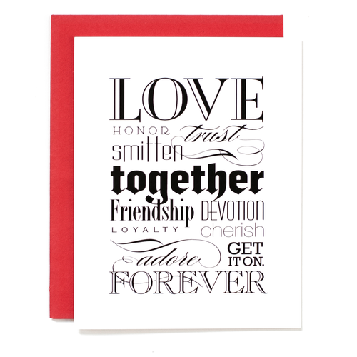 Love Together Forever Card