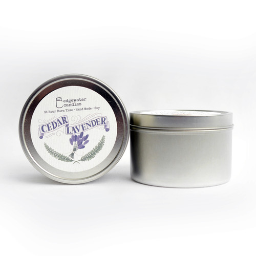 Cedar Lavender Travel Tin