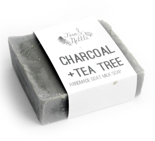 Charcoal + Tea Tree Goat Milk Soap